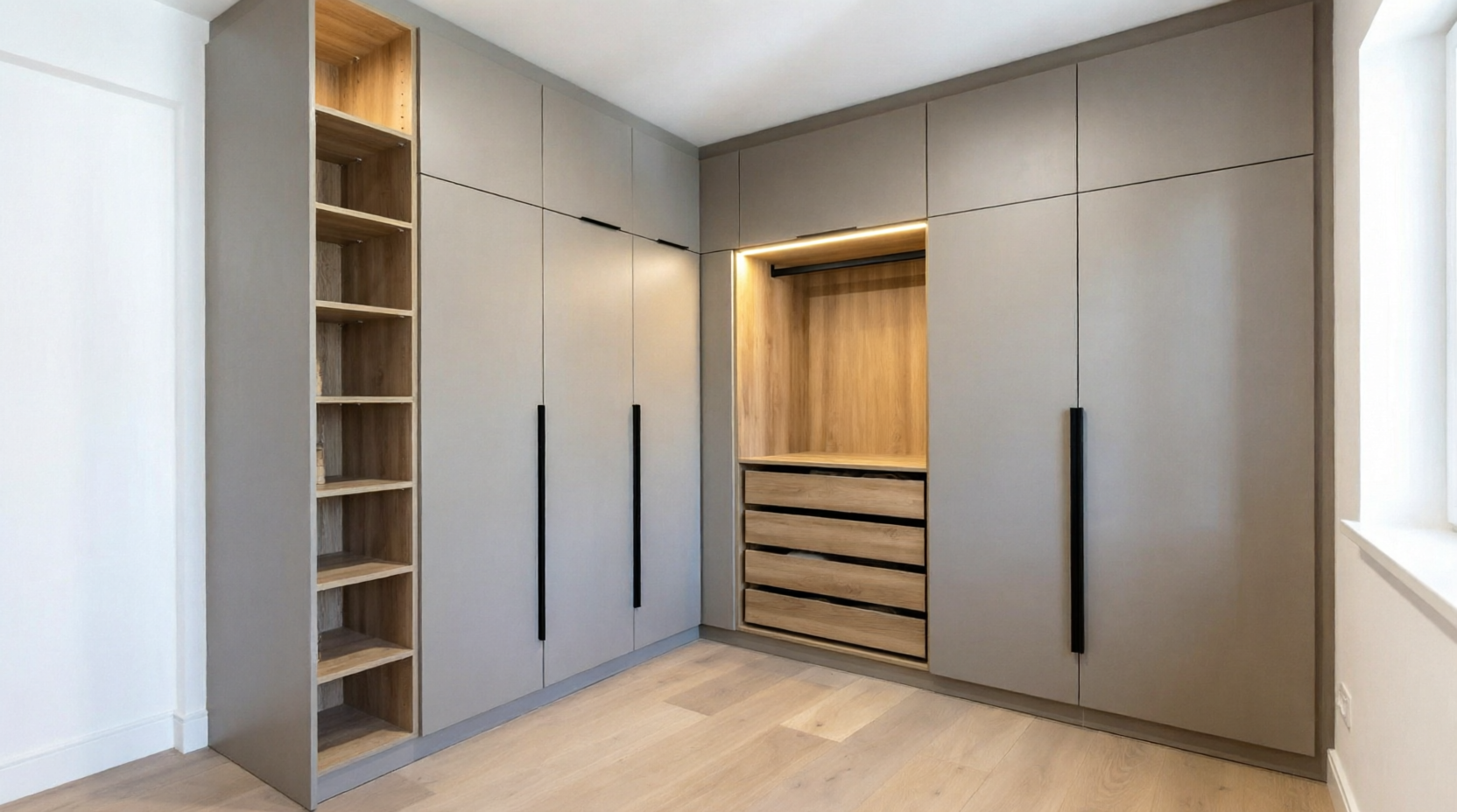 Closet vestier a medida fabricado por ARKIA911