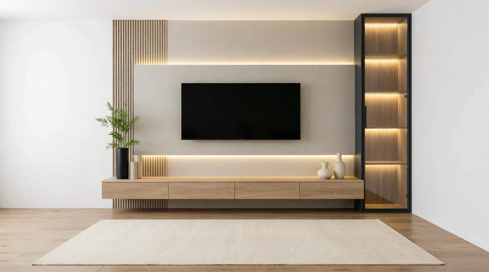 Mueble de TV modular fabricado por ARKIA911